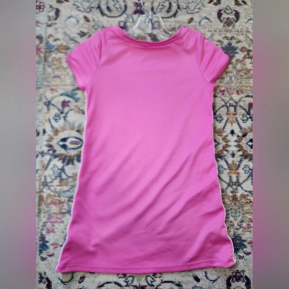 Calvin Klein Girl's Pink Midi Shirt Dress, sz SM (7)